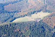 Wingen im Bundesland Bas-Rhin, Frankreich von der Drohne aus gesehen