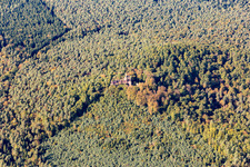 Obersteinbach im Bundesland Bas-Rhin, Frankreich aus der Vogelperspektive