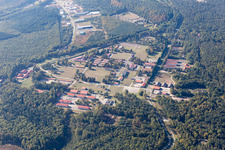 Luftaufnahme von Bitche im Bundesland Moselle, Frankreich