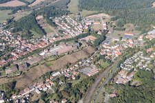 Bitche im Bundesland Moselle, Frankreich von einer Drohne aus