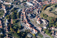 Bitche im Bundesland Moselle, Frankreich von einer Drohne aus
