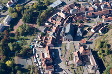 Bitche im Bundesland Moselle, Frankreich aus der Luft