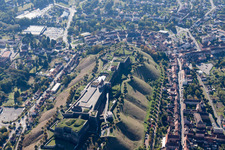 Bitche im Bundesland Moselle, Frankreich von einer Drohne aus