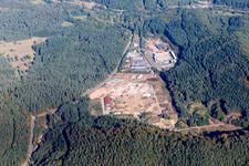 Hinterweidenthal, Industriestrasse im Bundesland Rheinland-Pfalz, Deutschland