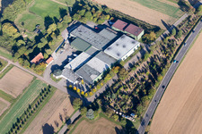 Ortsteil Kapellen in Kapellen-Drusweiler im Bundesland Rheinland-Pfalz, Deutschland von oben gesehen