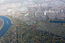 Luftbild von MA Lindenhof in Mannheim im Bundesland Baden-Württemberg, Deutschland