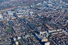 Neckarau im Ortsteil Almenhof in Mannheim im Bundesland Baden-Württemberg, Deutschland