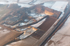 Schrägluftbild von Riedseltz im Bundesland Bas-Rhin, Frankreich
