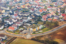 Luftaufnahme von Am Höhenweg mit KITA Die Entdecker in Kandel im Bundesland Rheinland-Pfalz, Deutschland