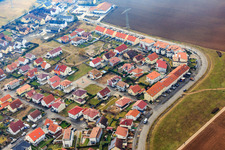 Luftbild von Am Höhenweg im Winter ohne Schnee in Kandel im Bundesland Rheinland-Pfalz, Deutschland