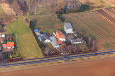 Ortsteil Höfen mit Schöheitssalon Gabi Pfleiderer im Ortsteil Minderslachen in Kandel im Bundesland Rheinland-Pfalz, Deutschland