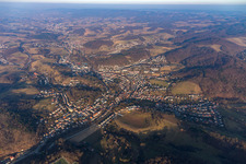 Luftbild von Birkenau im Bundesland Hessen, Deutschland