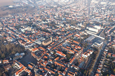 Altstadtbereich und Innenstadtzentrum in Dieburg im Bundesland Hessen, Deutschland