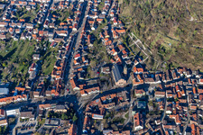 Pfarrkirche Cosmas und Damian, B3 im Ortsteil Untergrombach in Bruchsal im Bundesland Baden-Württemberg, Deutschland