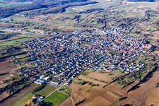 Ortsteil Unteröwisheim in Kraichtal im Bundesland Baden-Württemberg, Deutschland