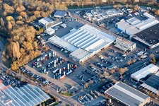 Industriegebiet Nord in Landau in der Pfalz im Bundesland Rheinland-Pfalz, Deutschland aus der Drohnenperspektive