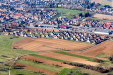 Siedlungsgebiet in Niedermodern in Grand Est im Bundesland Bas-Rhin, Frankreich