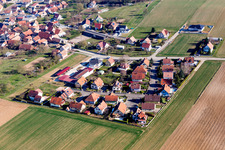 Luftbild von Ettendorf im Bundesland Bas-Rhin, Frankreich