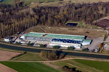 Luftaufnahme von Dettwiller im Bundesland Bas-Rhin, Frankreich