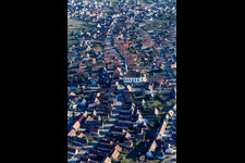 Luftbild von Bietlenheim im Bundesland Bas-Rhin, Frankreich