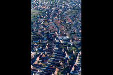 Luftaufnahme von Bietlenheim im Bundesland Bas-Rhin, Frankreich