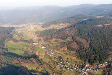 Luftbild von Ortsteil Neusatz in Bühl im Bundesland Baden-Württemberg, Deutschland