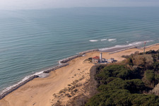 Lignano Riviera im Bundesland Friaul-Julisch Venetien, Italien von oben