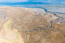 Drohnenaufname von Lignano Sabbiadoro im Bundesland Udine, Italien