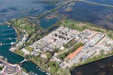 Grado im Bundesland Gorizia, Italien vom Flugzeug aus