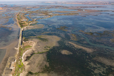 Grado im Bundesland Gorizia, Italien von einer Drohne aus