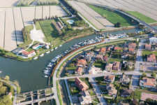 Luftaufnahme von Brian im Bundesland Venetien, Italien