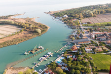 Luftbild von Cortellazzo im Bundesland Venetien, Italien