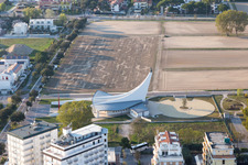 Luftbild von Jesolo im Bundesland Metropolitanstadt Venedig, Italien