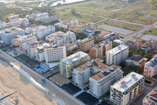 Jesolo im Bundesland Metropolitanstadt Venedig, Italien von oben