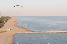 Luftbild von Ca' Pasquali im Bundesland Venetien, Italien