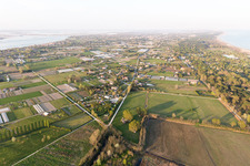 Luftbild von Punta Sabbioni im Bundesland Venetien, Italien