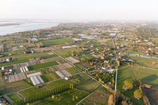 Luftaufnahme von Punta Sabbioni im Bundesland Venetien, Italien