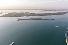 Punta Sabbioni im Bundesland Venetien, Italien von oben