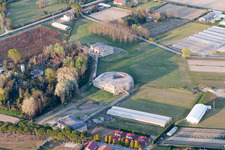 Punta Sabbioni im Bundesland Venetien, Italien vom Flugzeug aus