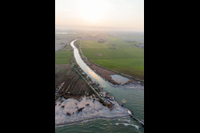 Lido DI Dante im Bundesland Emilia-Romagna, Italien von oben gesehen