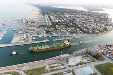 Porto Corsini im Bundesland Emilia-Romagna, Italien aus der Luft