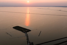 La Cascina im Bundesland Emilia-Romagna, Italien aus der Luft