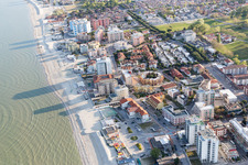 Lido di Pomposa im Ortsteil Lido di Pomposa-Lido degli Scacchi in Comacchio im Bundesland Ferrara, Italien