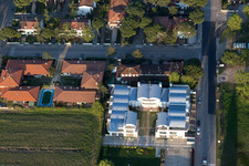 Lido degli Estensi im Bundesland Emilia-Romagna, Italien vom Flugzeug aus
