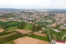 Luftbild von San Daniele del Friuli im Bundesland Udine, Italien