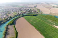 Cesarolo im Bundesland Venetien, Italien von oben