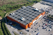 Luftbild von Campeio im Bundesland Venetien, Italien