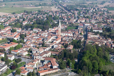 Luftbild von San Vito al Tagliamento im Bundesland Pordenone, Italien