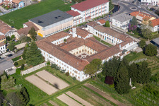 Kirchengebäude der Monastero della Visitazione S.M. in San Vito al Tagliamento in Friuli-Venezia Giulia im Bundesland Pordenone, Italien