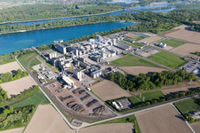 Beinheim im Bundesland Bas-Rhin, Frankreich aus der Drohnenperspektive